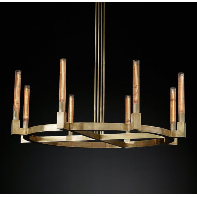 Подвесная люстра Cannele KM0550P-8 brass