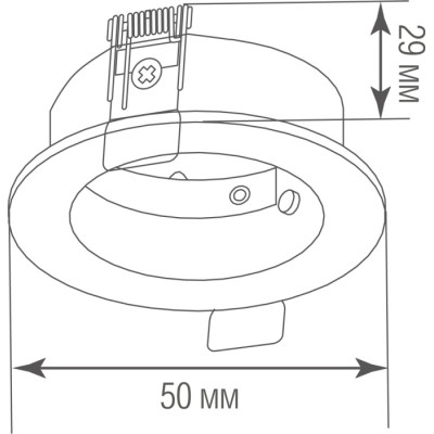 Встраиваемое основание Light Wave Recessed mounting 2W